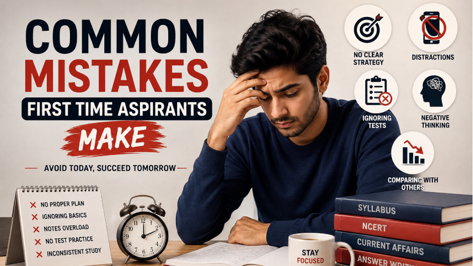 Common Mistakes First Time Aspirants Make